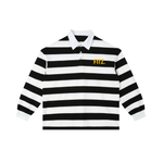 CANNING Color Block Stripe Polo Shirt
