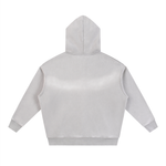Sunfade Two-way Zipper Boxy Fleece Hoodie