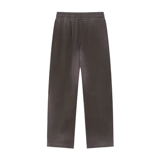 CANNING Sun Fade Raw Edge Straight Leg Sweatpants