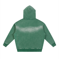 Sunfade Two-way Zipper Boxy Fleece Hoodie