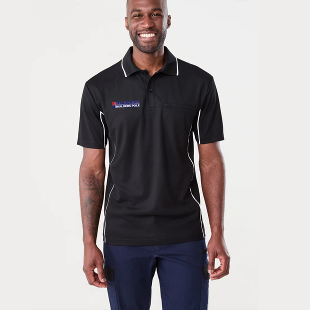 Black work polo