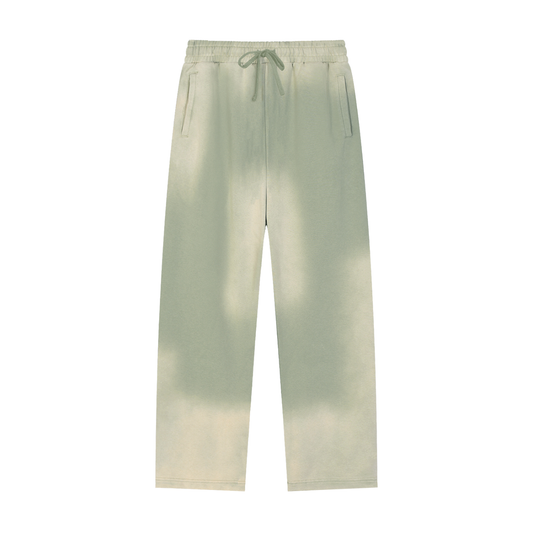 CANNING Sun Fade Raw Edge Straight Leg Sweatpants