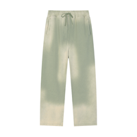 CANNING Sun Fade Raw Edge Straight-Leg Sweatpants