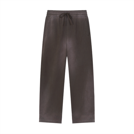 CANNING Sun Fade Raw Edge Straight Leg Sweatpants
