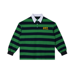 CANNING Color Block Stripe Polo Shirt