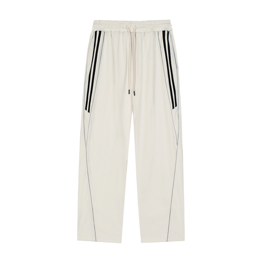 CANNING Reflection Striped Straight Leg Sweatpants