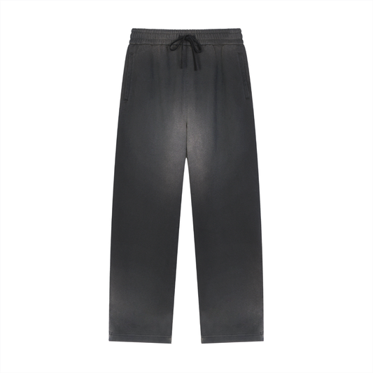CANNING Sun Fade Raw Edge Straight Leg Sweatpants
