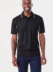 Black work polo