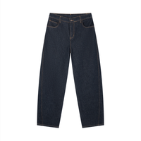 CANNING Men's Vintage Wash Barrel Leg Jeans