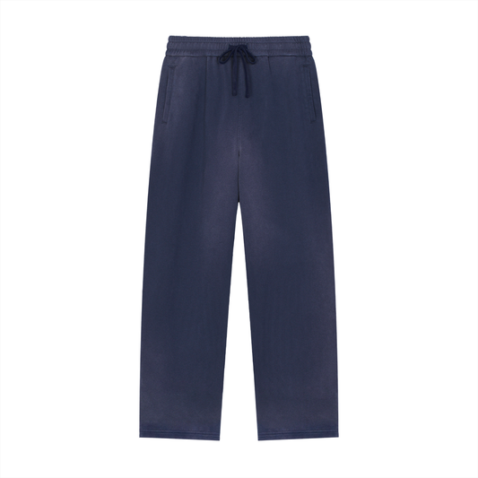CANNING Sun Fade Raw Edge Straight Leg Sweatpants