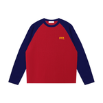CANNING COLOR BLOCKED RAGLAN LONG SLEEVE T SHIRT