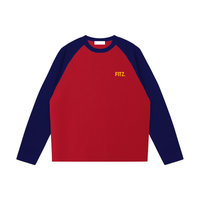 CANNING COLOR BLOCKED RAGLAN LONG SLEEVE T SHIRT