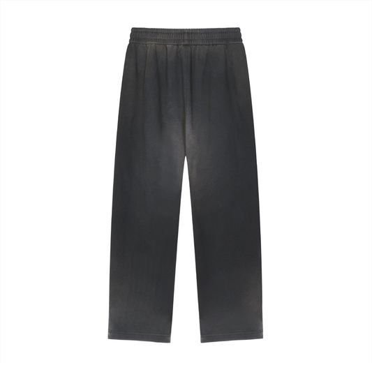 CANNING Sun Fade Raw Edge Straight Leg Sweatpants