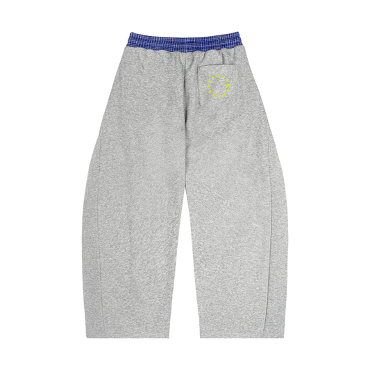 Canning Plaid Baggy Sweatpants
